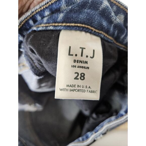 Letter to Juliet LTJ Sicily Jeans Size 28 Raw Hem - Picture 4 of 5